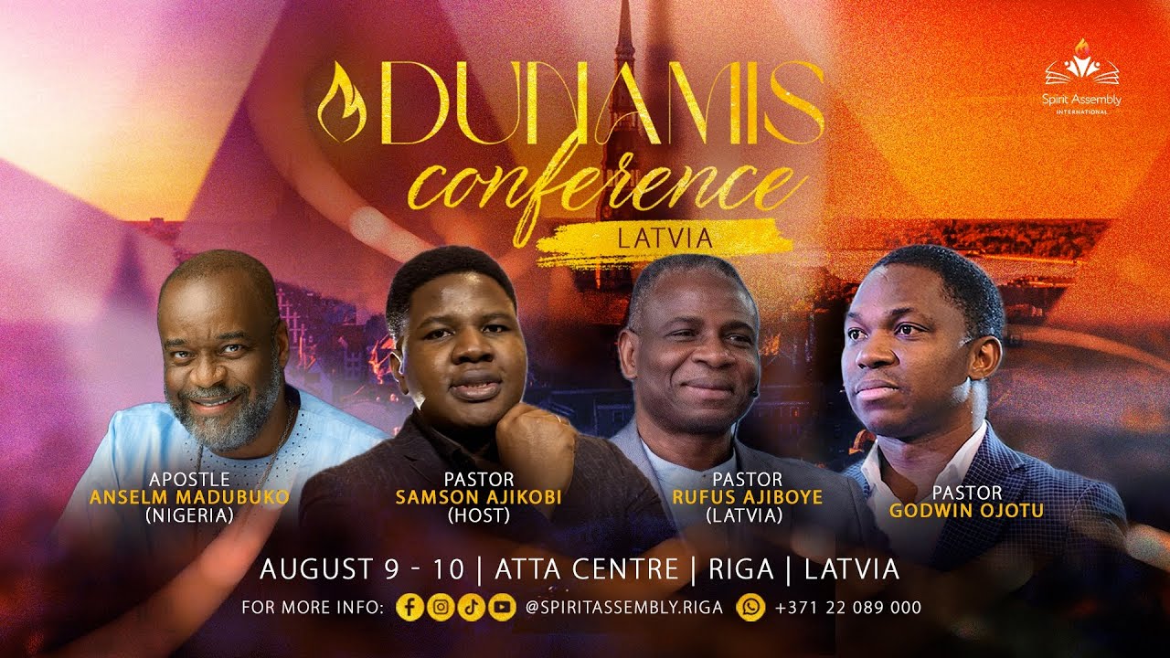 DUNAMIS CONFERENCE RIGA - PASTOR SAMSON AJIKOBI - 1. DIENA | DAY 1 | 1. SESIJA | SESSION 1 |09.08.25