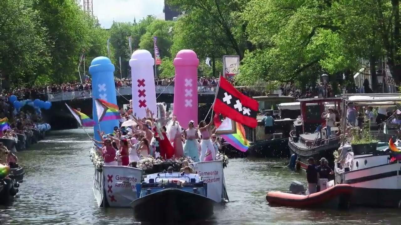 Gay Pride... Canal parade..  Pride Amsterdam 2022