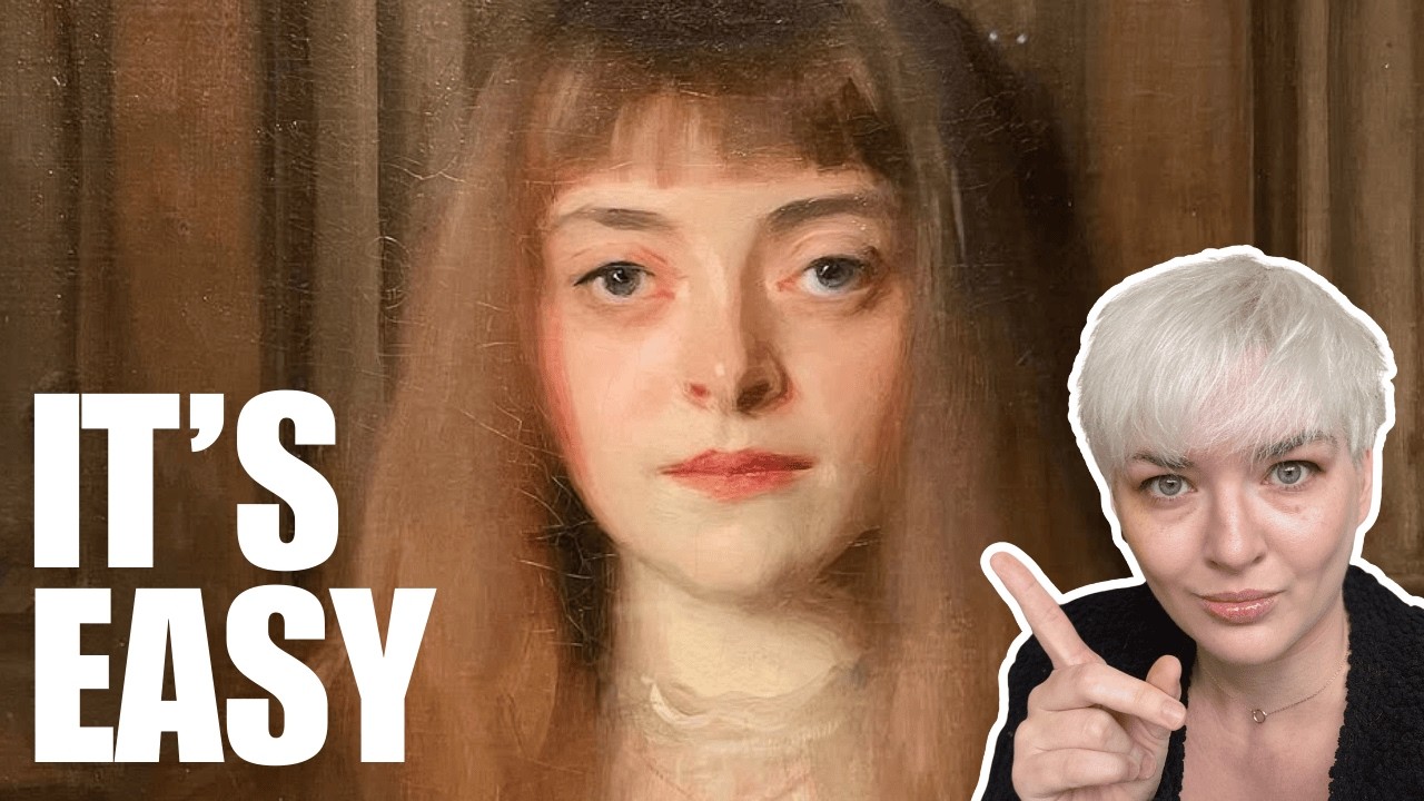 How I'd Learn Sargent's Portrait Style (from SCRATCH) | Alla Prima Oil Painting