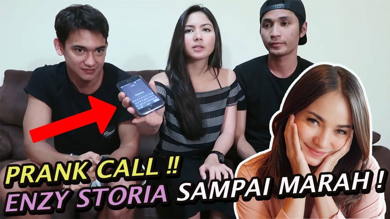 PRANK CALL ENZY STORIA & MARCELL DARWIN !! ENZY STORIA SAMPAI MARAH !