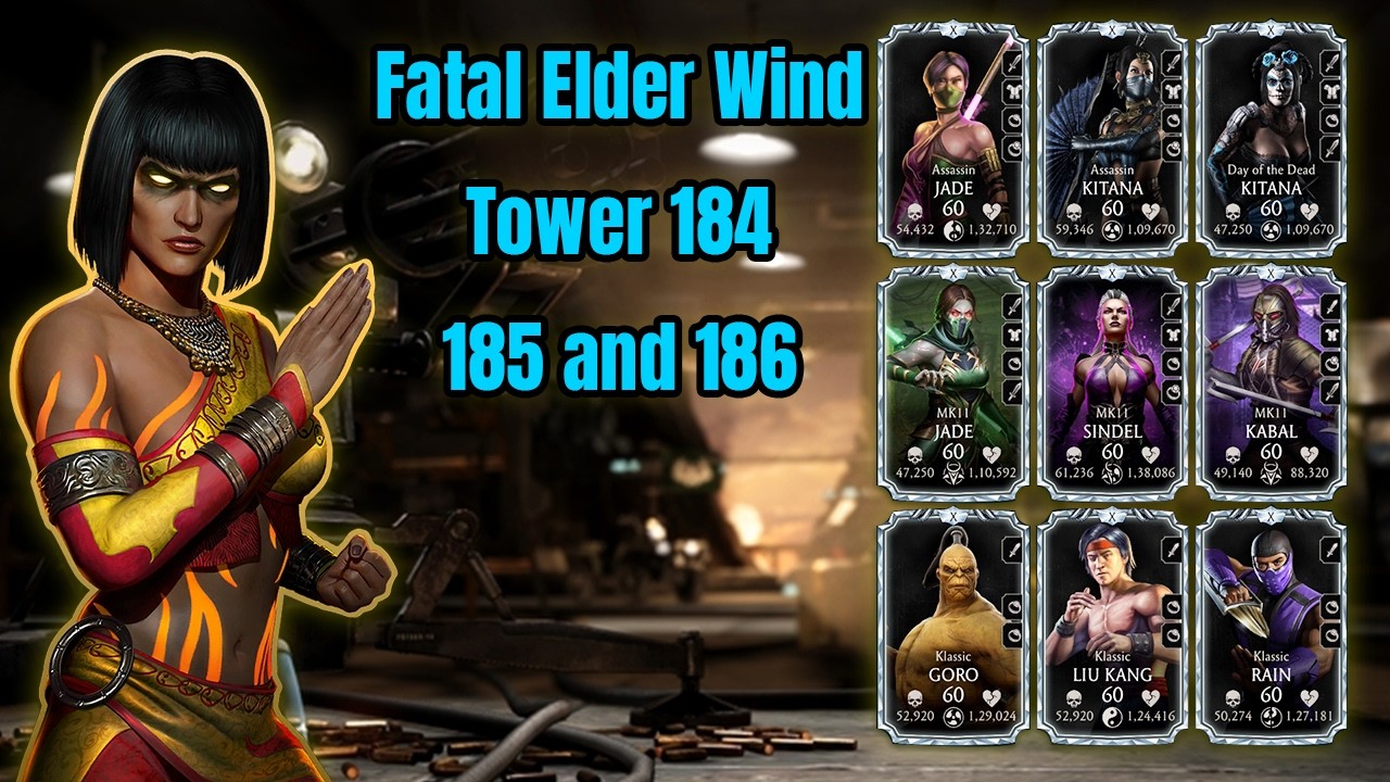 Ветряная башня Fatal Elder 184 185 и 186 MK Mobile 7.1.1