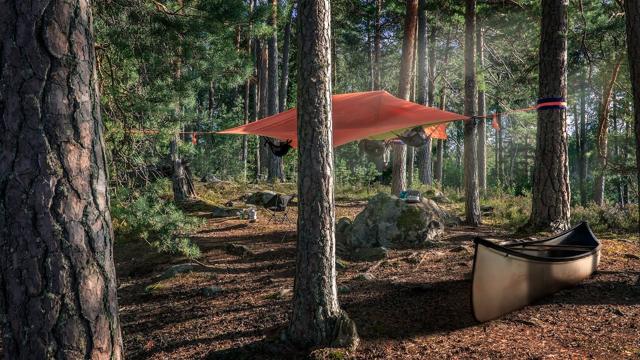 Canoe Trip Sweden In A Tentsile Stingray