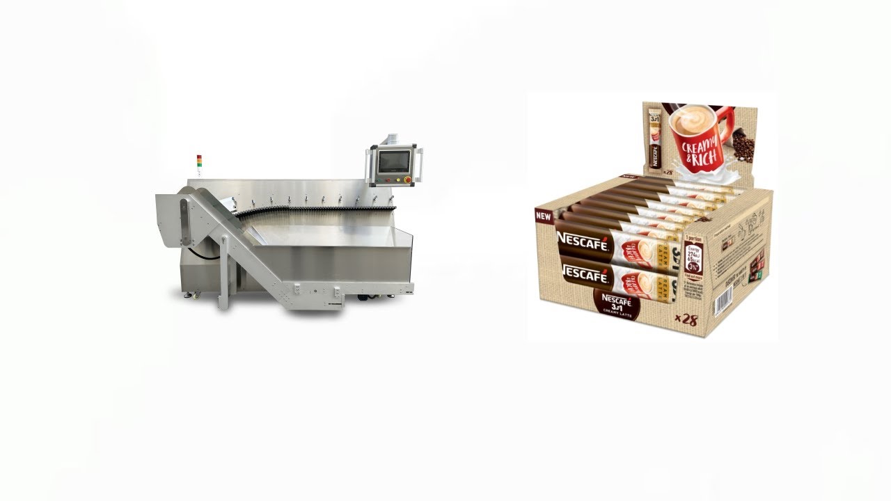 Система сортировки и подсчета кофейных мешков |  машина для подсчета пакетиков с порошком