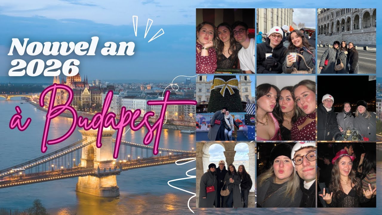 On fête le nouvel an à Budapest 🪩🥂❄️