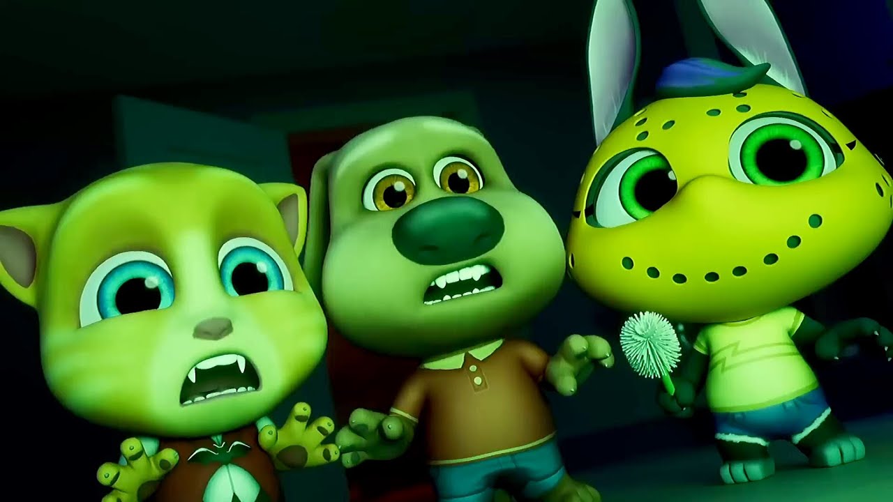 Talking Tom | Competencia de cuentos de miedo | Episodio 227 ⭐ Súper Toons TV - Peques