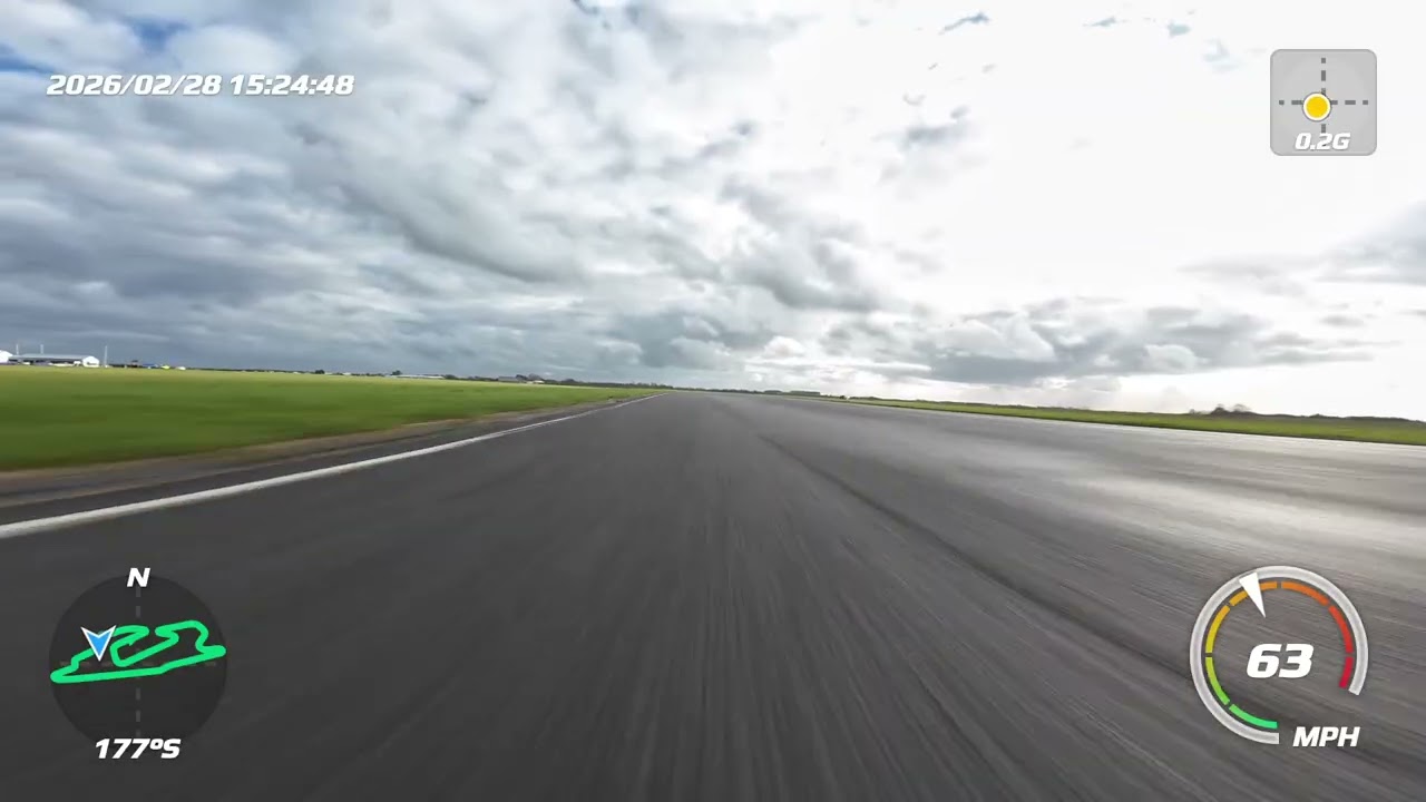 Polestar 2 @ Bedford Autodrome - raw video..