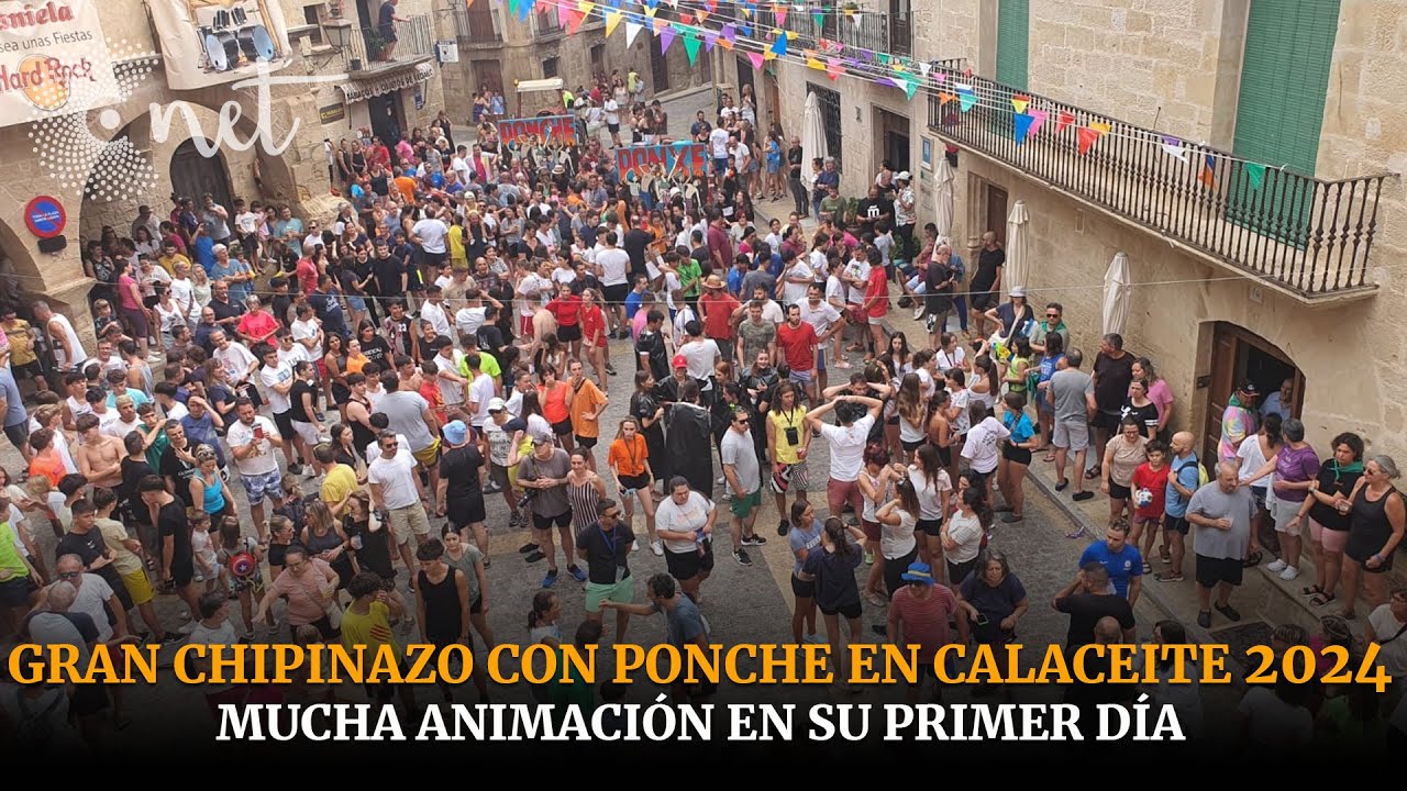 CHUPINAZO fiestas CALACEITE 2024