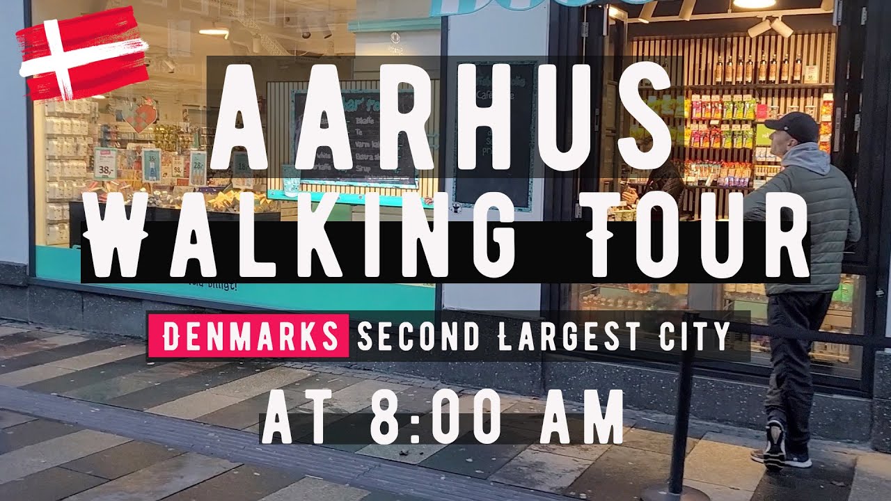 Aarhus, Denmark 🇩🇰 Walking Tour at 8:00 am.