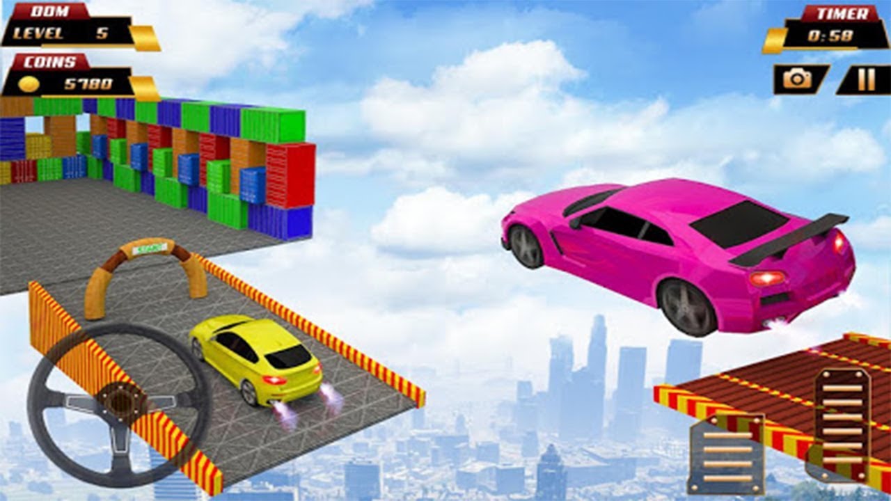 Impossible Stunt Driving - Action Car Racing - Android GamePlay - Car Games Android