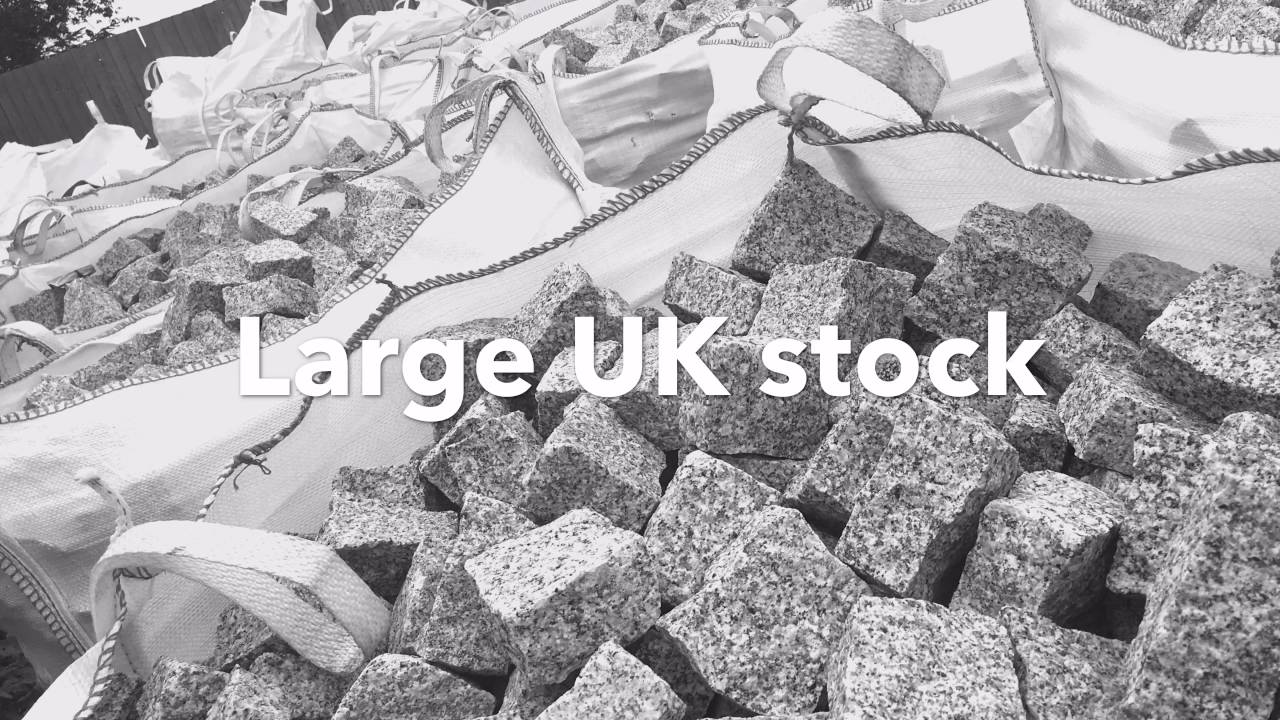 Top Quality Granite Setts UK Stock. (4K product video presentation)