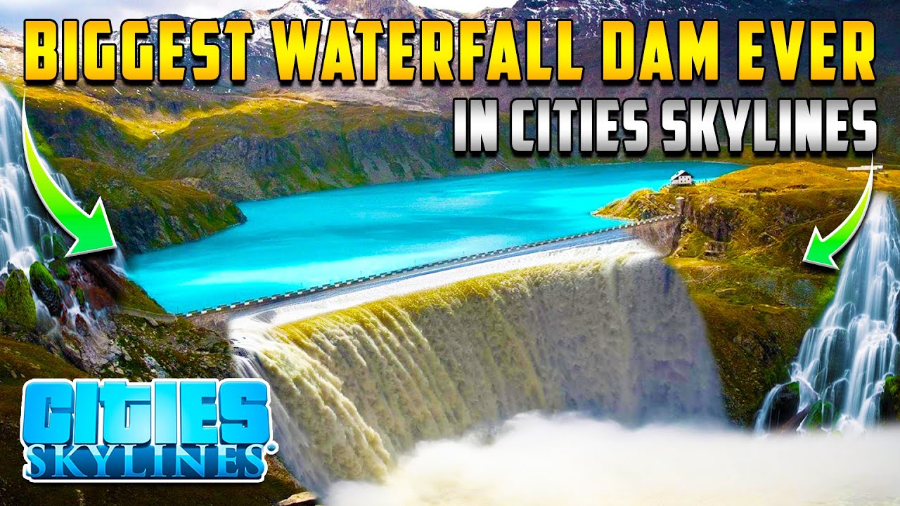 I Made Biggest Waterfall Dam In Cities Skylines - Cities Skylines Hindi Gameplay - Myth Series Ep 1