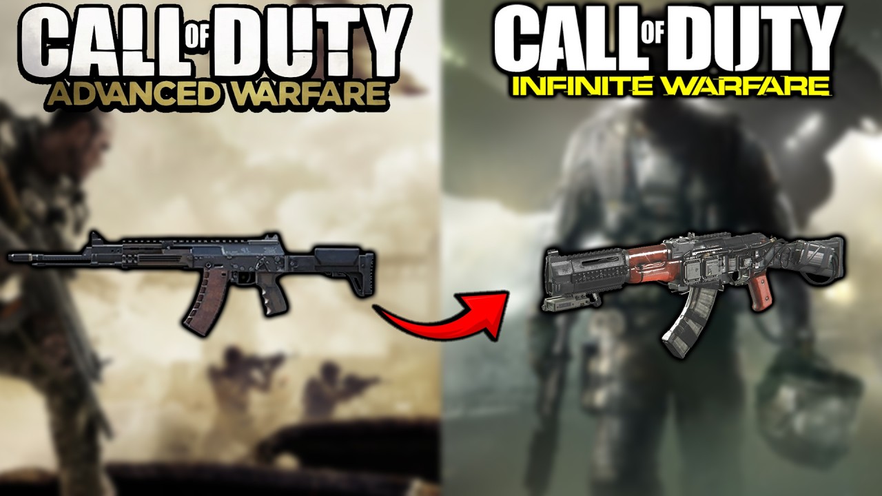 Эволюция АК-47 в эпоху реактивных ранцев | Advanced Warfare - Infinite Warfare