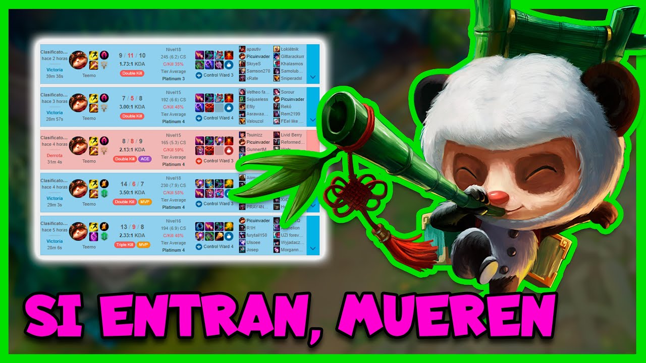 🐹 ¡TEEMO JUNGLA NO ES TROLL!