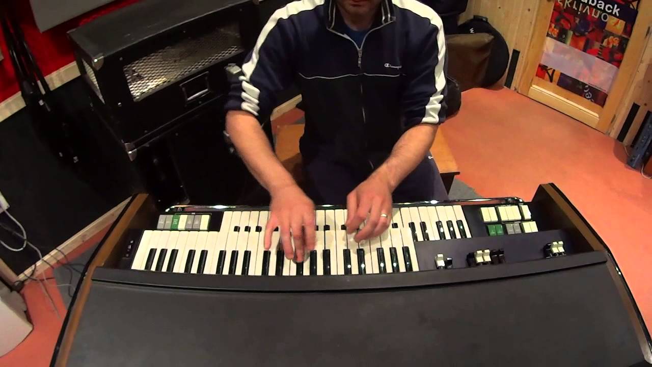 Hammond X5 + Leslie Allsound demo