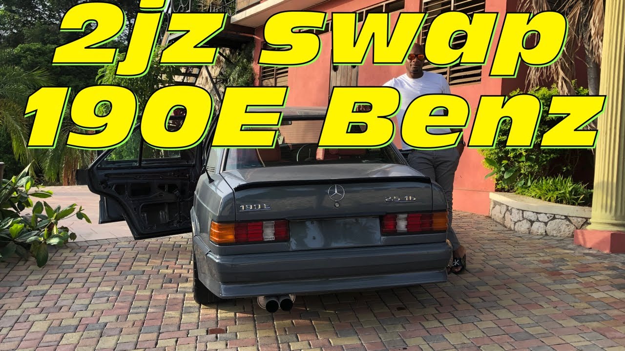 190E mercedes with a 1jz swap