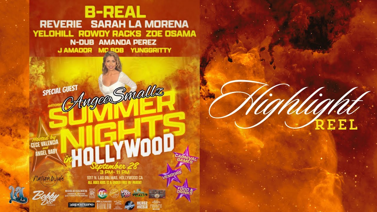 Highlight Reel: Angee Smallz Hosts Summer Nights by Nationwide Presents in Hollywood
