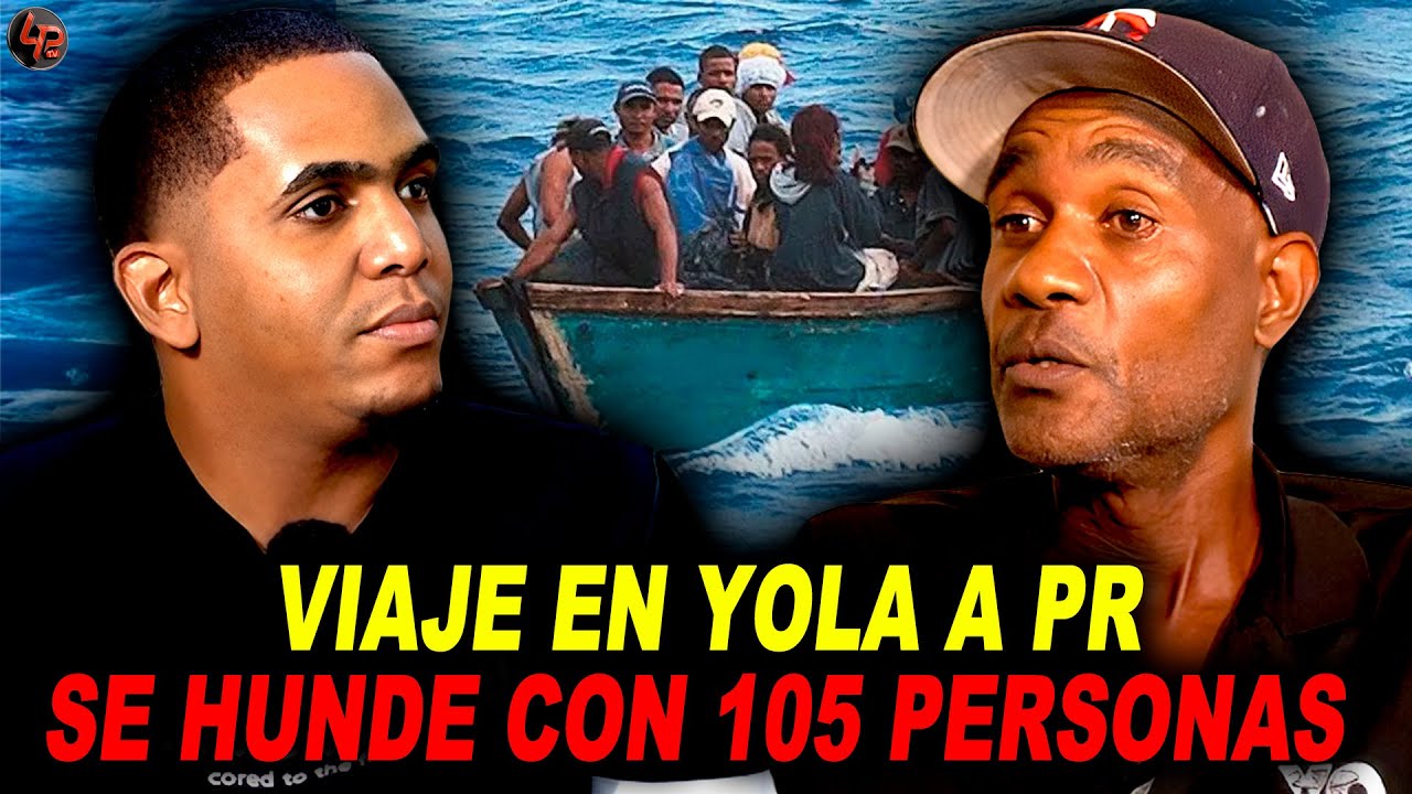 SOBREVIVE A NAUFRAGIO DE VIAJE ILEGAL EN YOLA A PUERTO RICO DONDE IBAN 105 PERSONAS