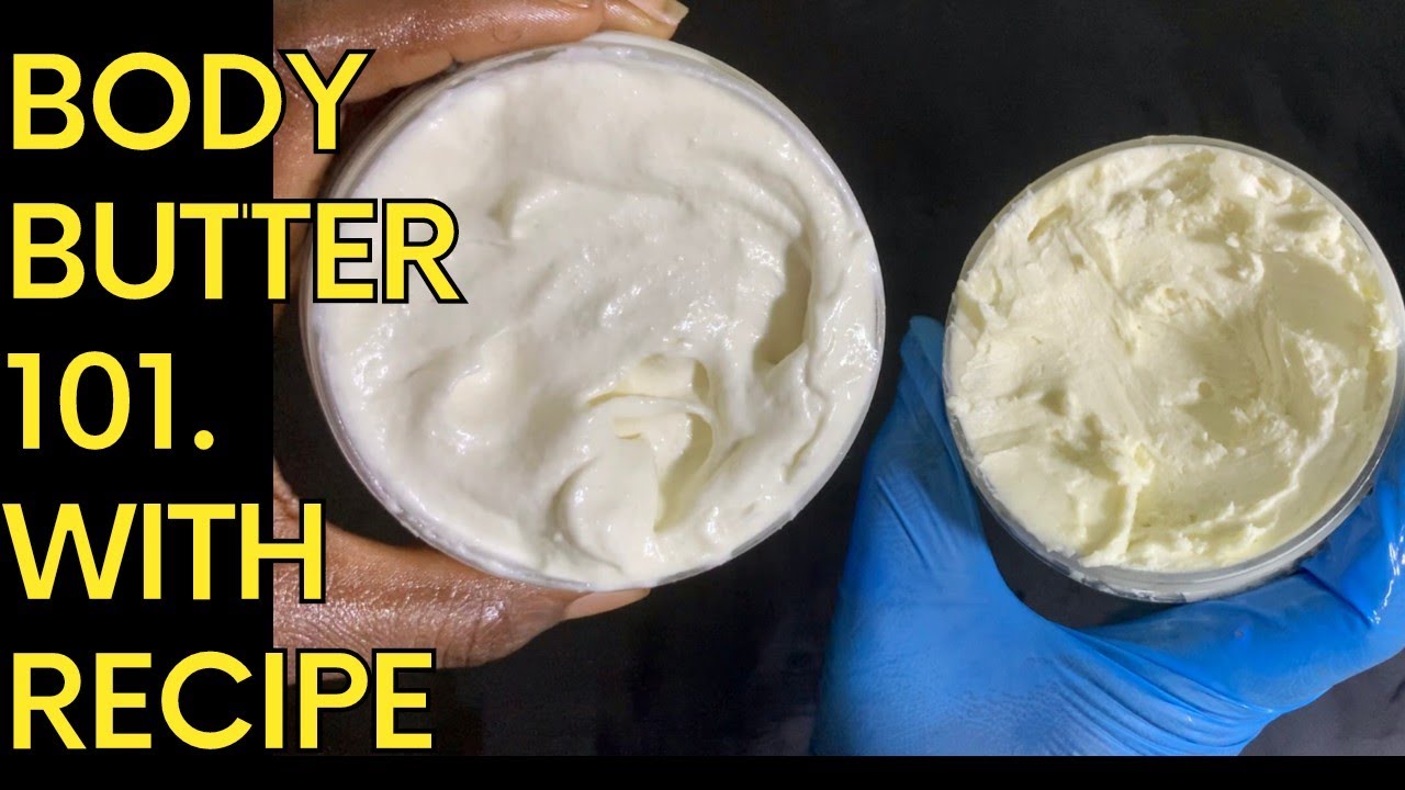 Body butter 101/ How to make market ready whipped body butter. #bodybutter #bodybutterbusiness