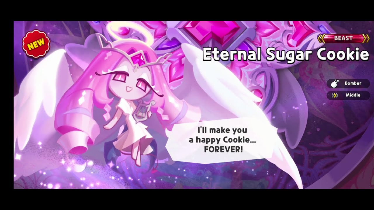Eternal Sugar Cookie Gacha Animation JP VA | Cookie Run Kingdom