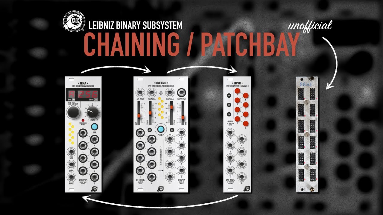 Xaoc Devices LEIBNIZ / how to connect the modules / quick runthrough / patchbay
