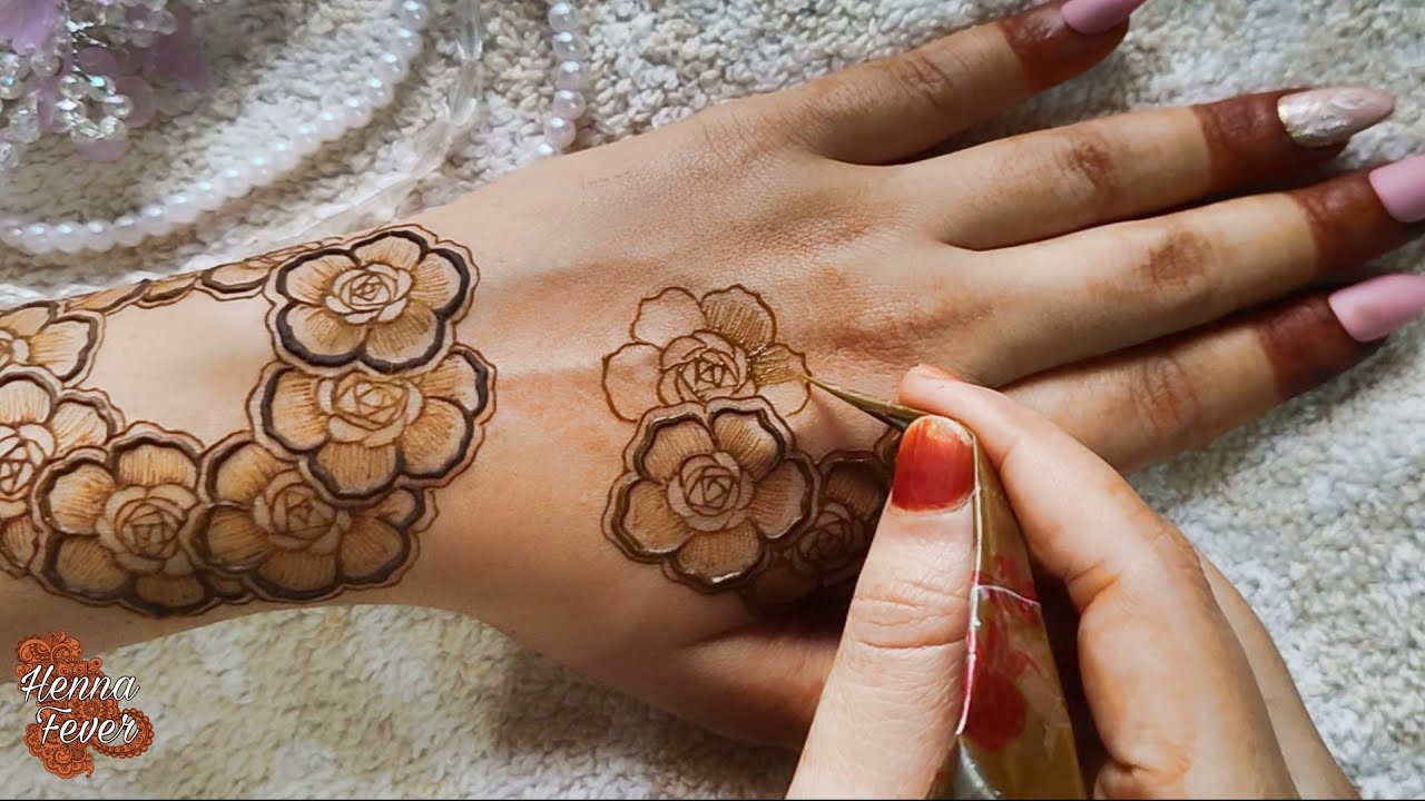 Beautiful Floral Mehndi Design for 2025 | Step by Step Tutorial | Henna Fever