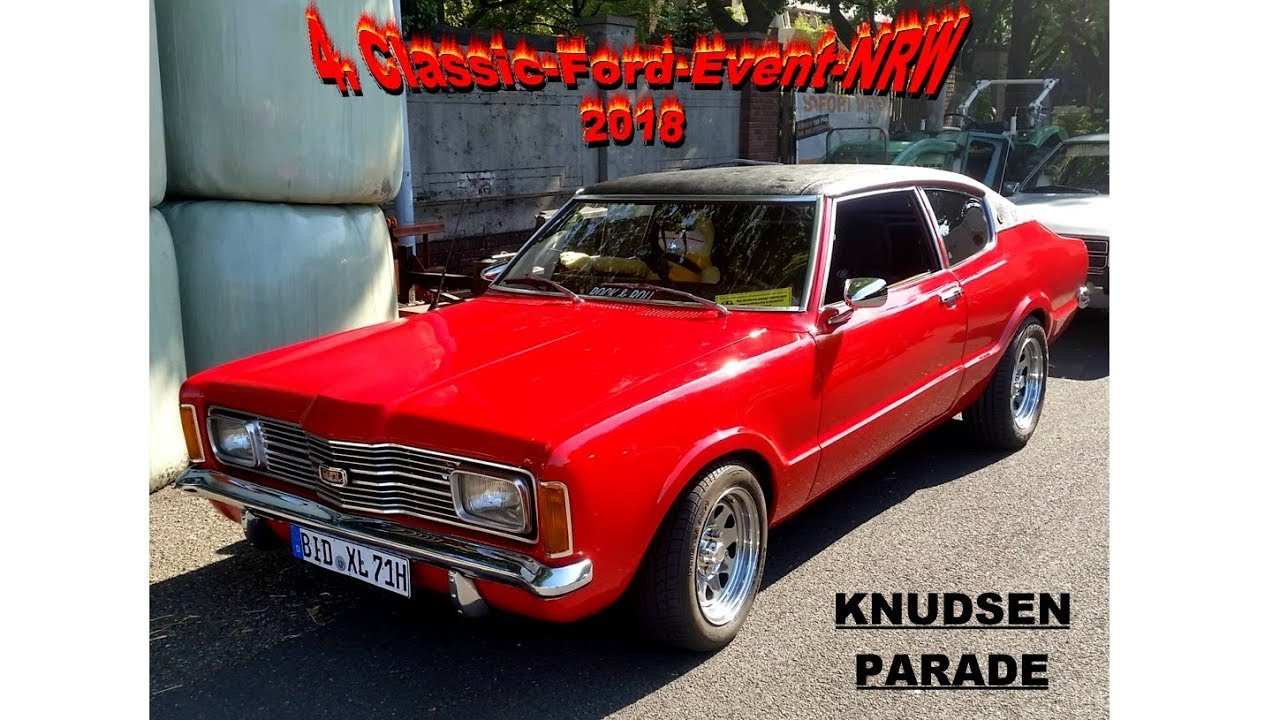 FORD TAUNUS PARADE auf dem 4. Classic Ford Event NRW 🤠