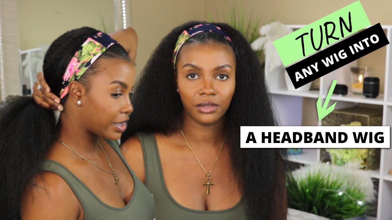 WOW! I TURNED MY OLD WIG INTO A HEADBAND WIG
