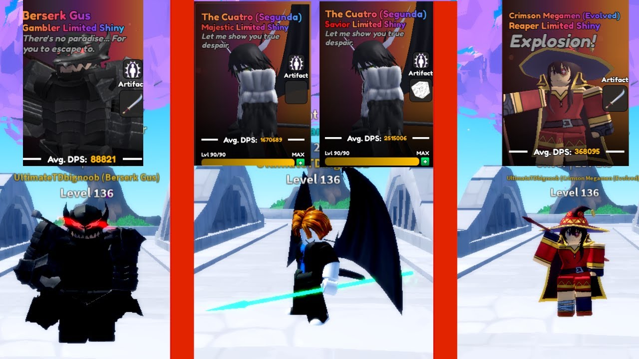 (DAY 10) EVOLVING MY SECOND CUATRO SEGUNDA AND MORE OP UNITS IN ULTIMATE TOWER DEFENSE ROBLOX