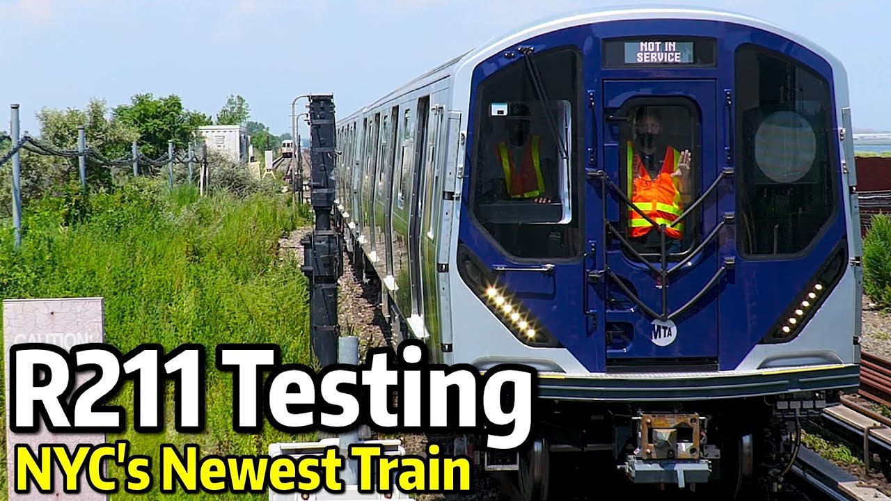 ⁴ᴷ⁶⁰ Additional Footage of the New R211 Subway Cars Testing