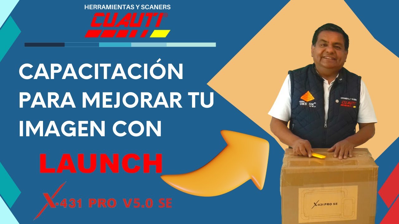 Capacitación para mejorar tu imagen profesional con LAUNCH X431 PRO V5 SE