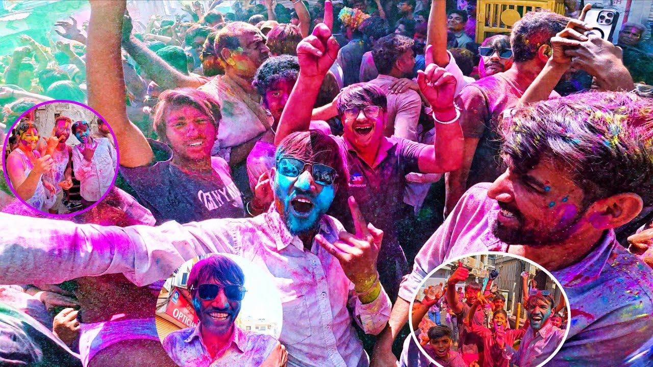 Holi 2026 Doston ke saath khoob masti //Udaipur Jagdish chok Holi//