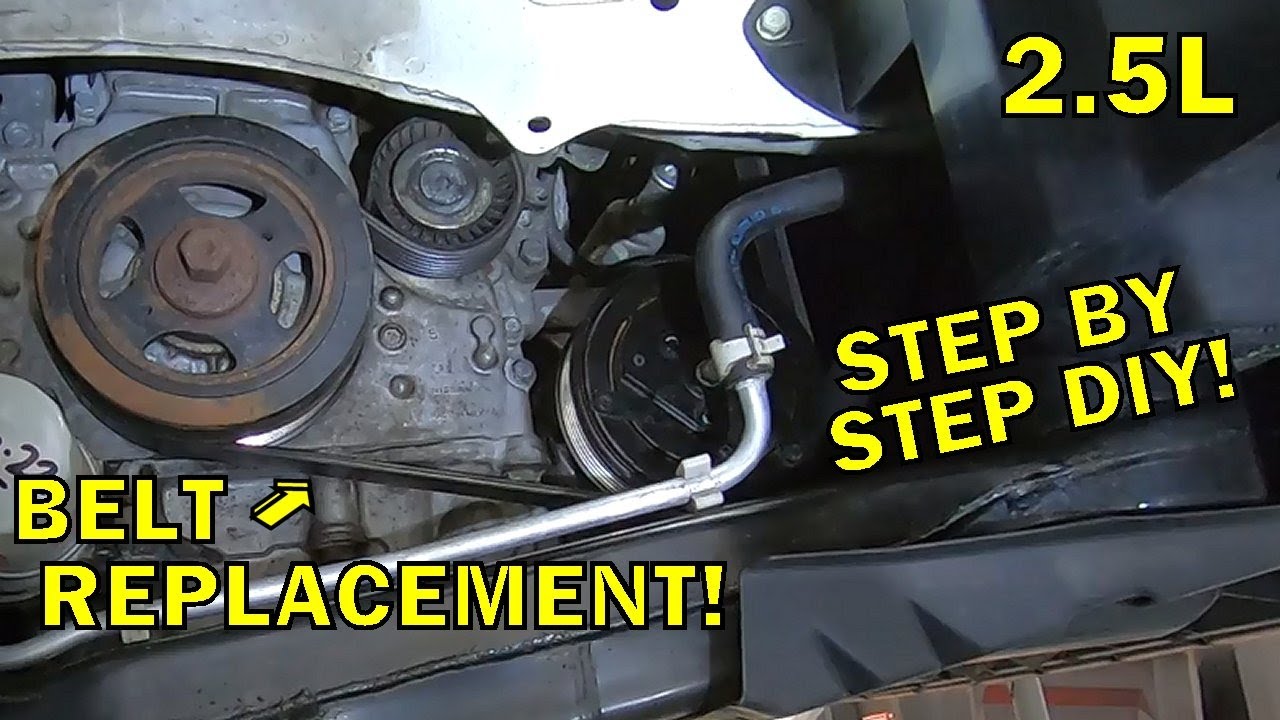 2013-2018 Nissan Altima Belt Replacement [2.5L QR25DE]