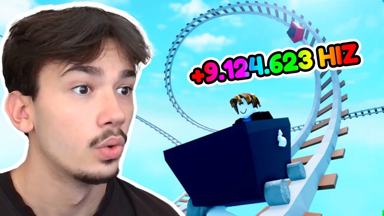 🎢ROBLOXUN EN BÜYÜK HIZ TRENİNİ YAPTIM!