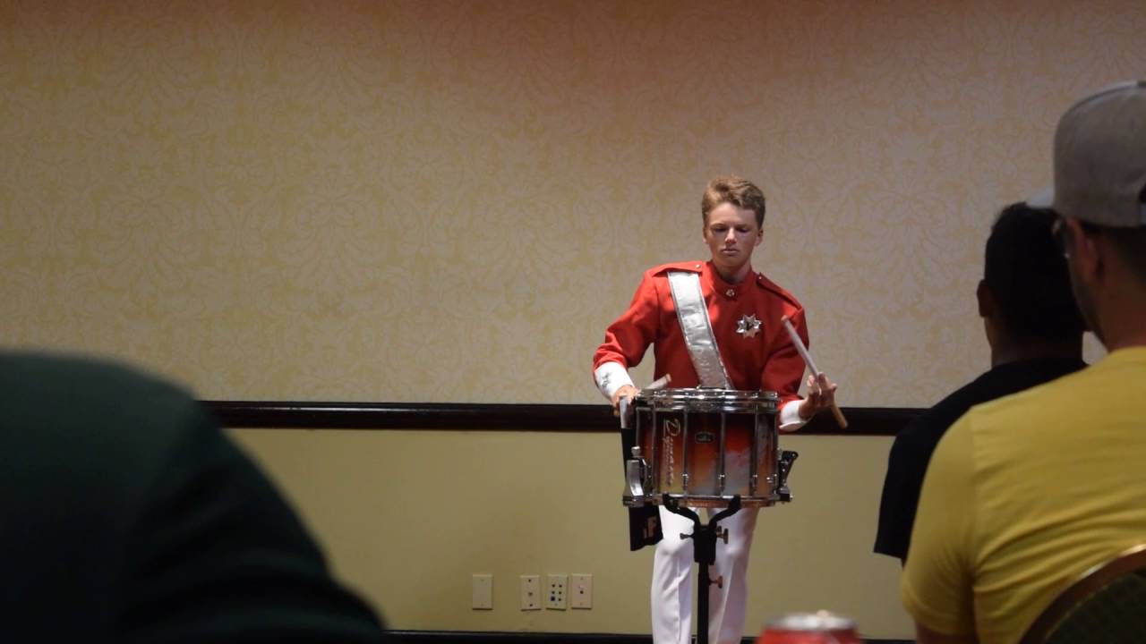 Bryce Gardner 2016 DCI I&E 1st Place Snare Drum Solo
