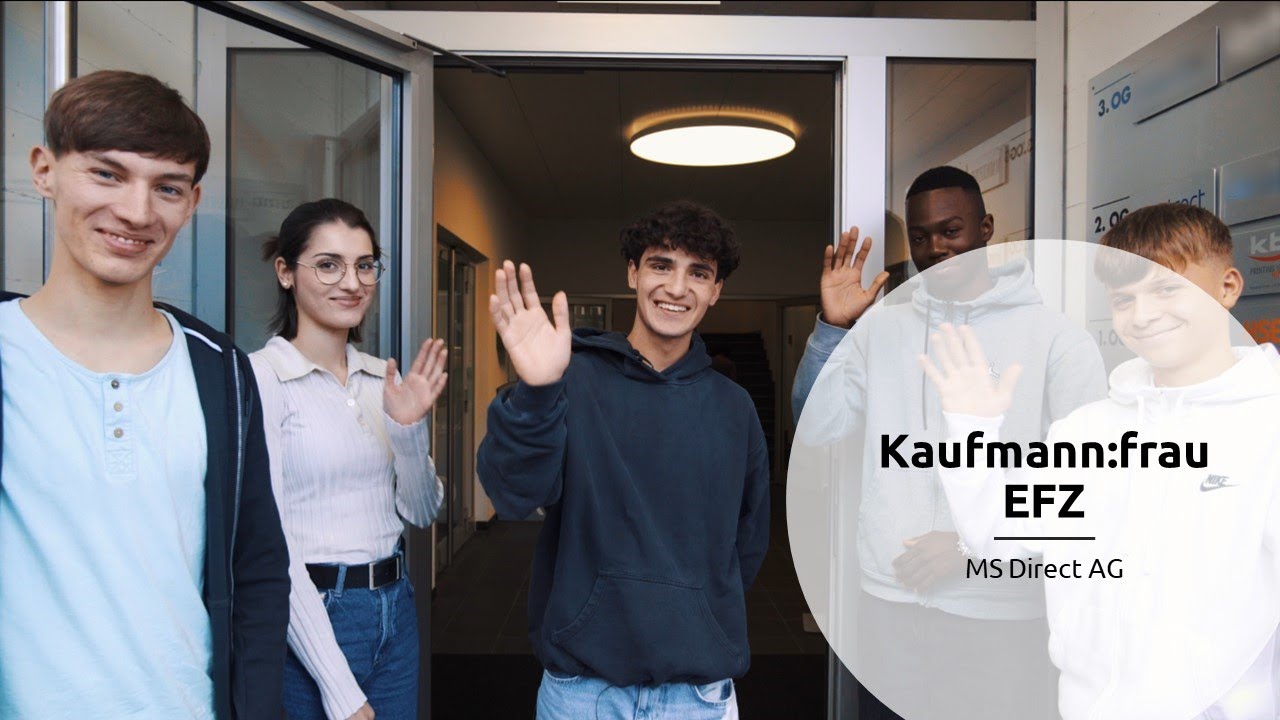 Kaufmann/-frau EFZ bei der MS Direct AG