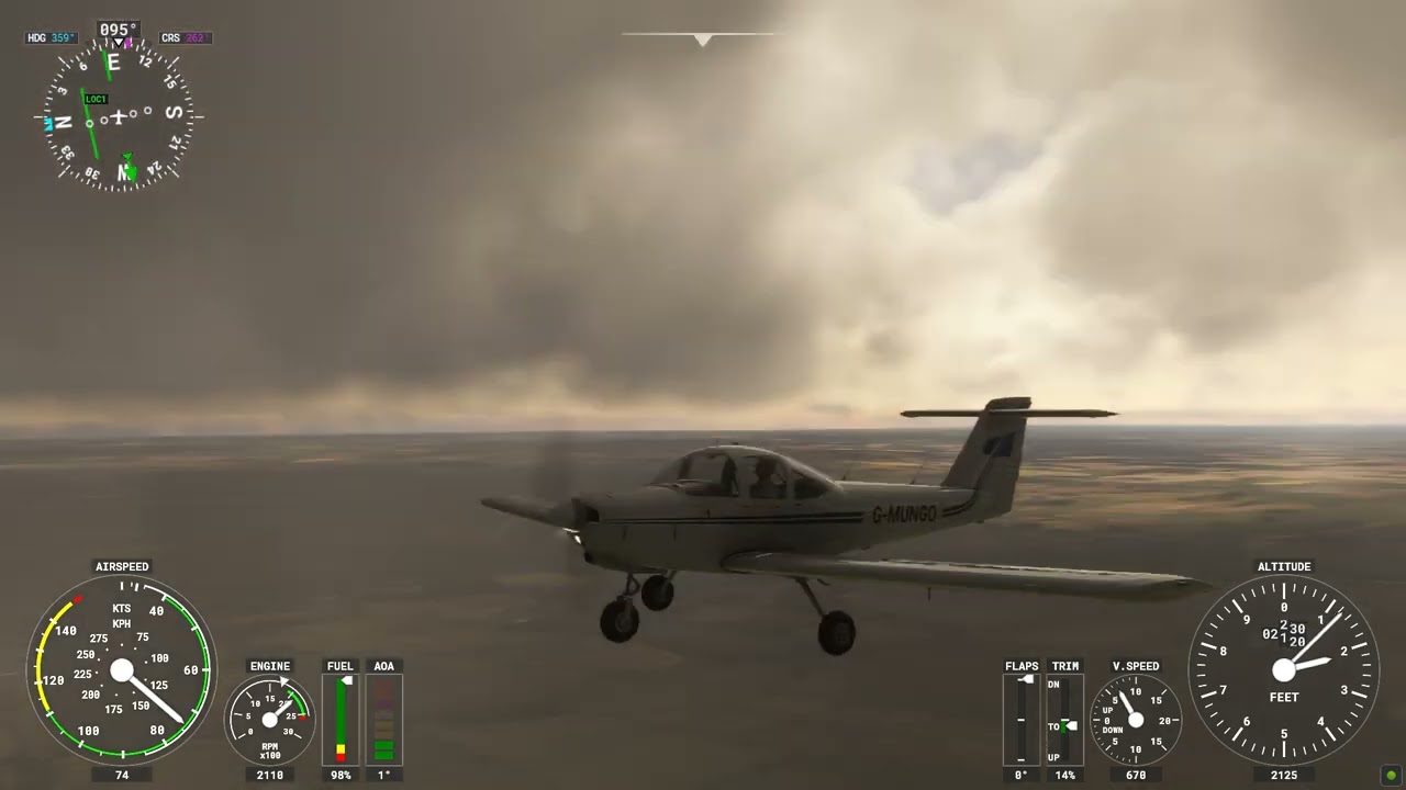 Microsoft Flight Simulator 2020 The New Justflight Piper PA 38 Tomahawk  NICE !!!