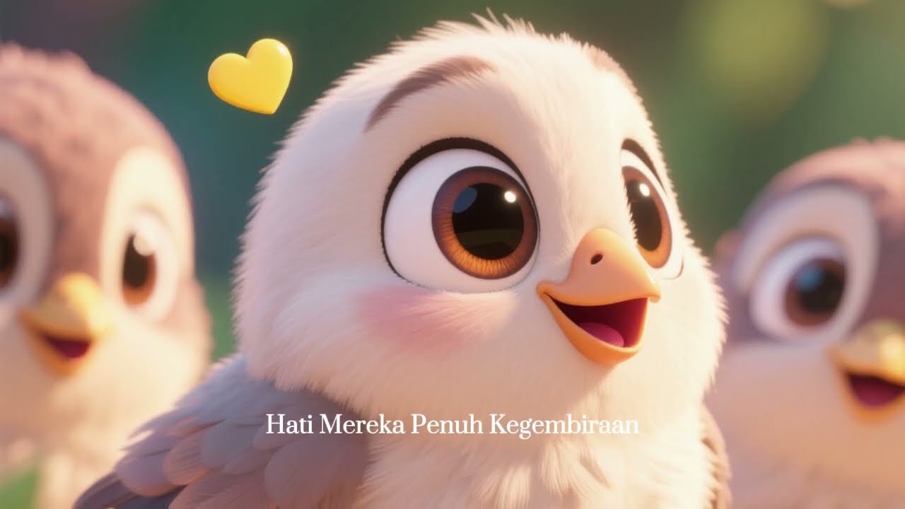 Dongeng Anak Edukatif | Bayi Burung Belajar Terbang Bersama
