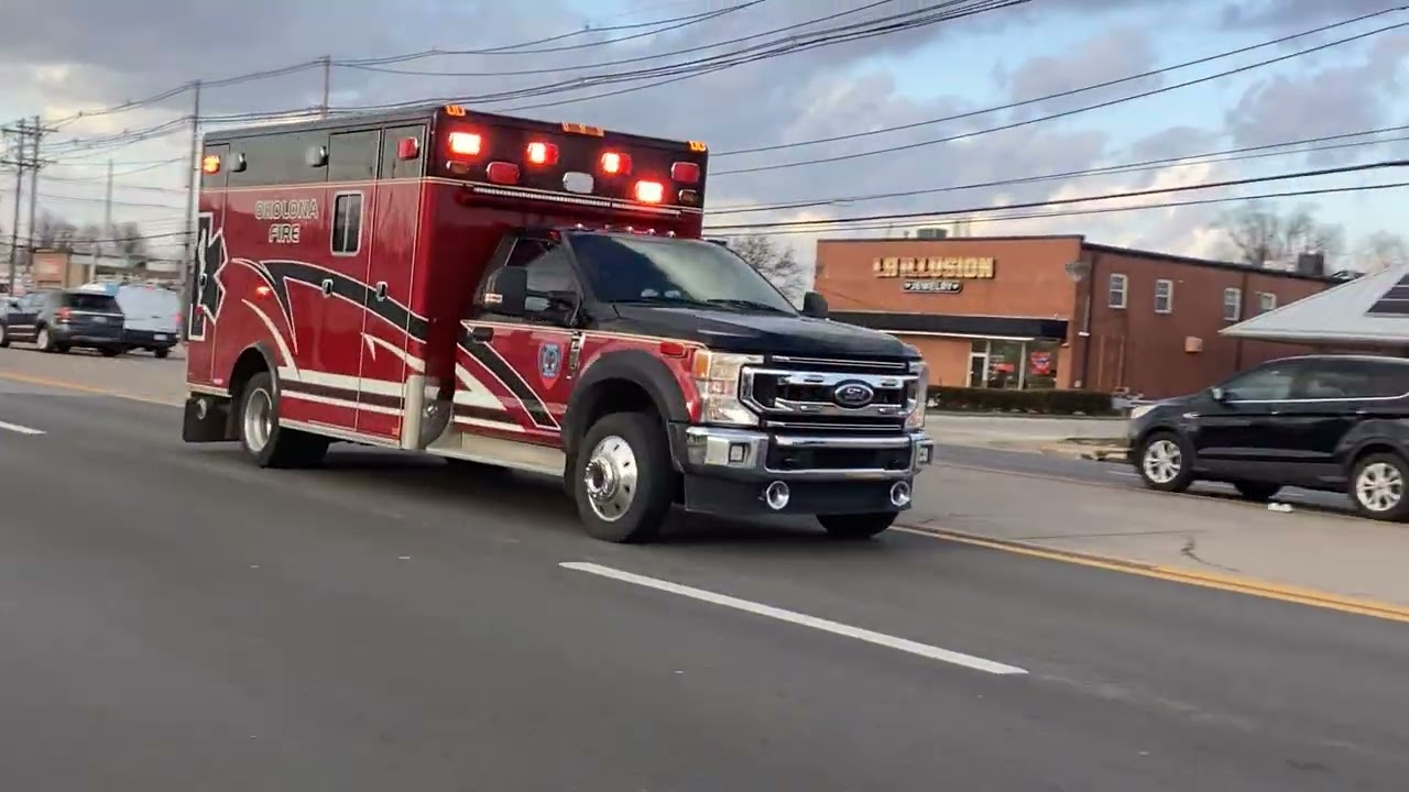 Oklona ambulance responding 4￼