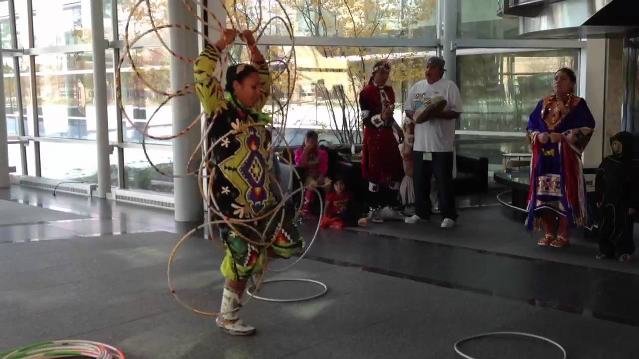 Native American Female Hoop Dancer