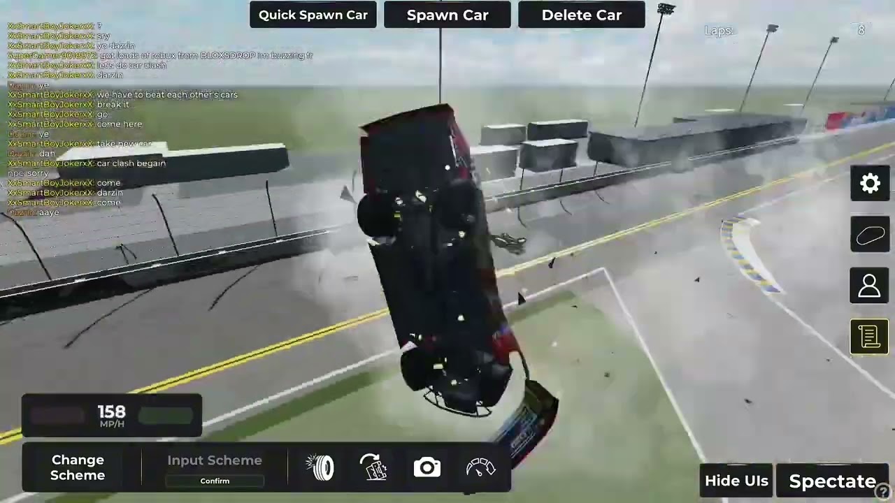 JUST DAYTONA ROLLOVER CRASHES 