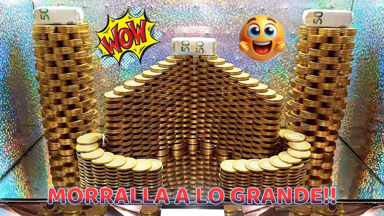 DE PISO A TECHO LAS TORRES DE LA MÁQUINA!!! EMPUJAMONEDAS DE $10 #money #foryou #juego #dinero