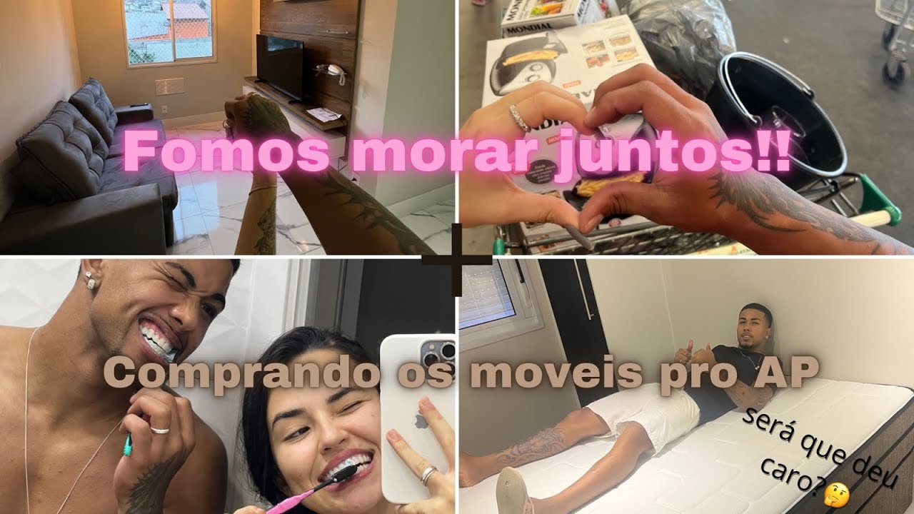 VAMOS MORAR JUNTOS!! Comprando os m&oacute;veis pro ap&ecirc;🏠❤️