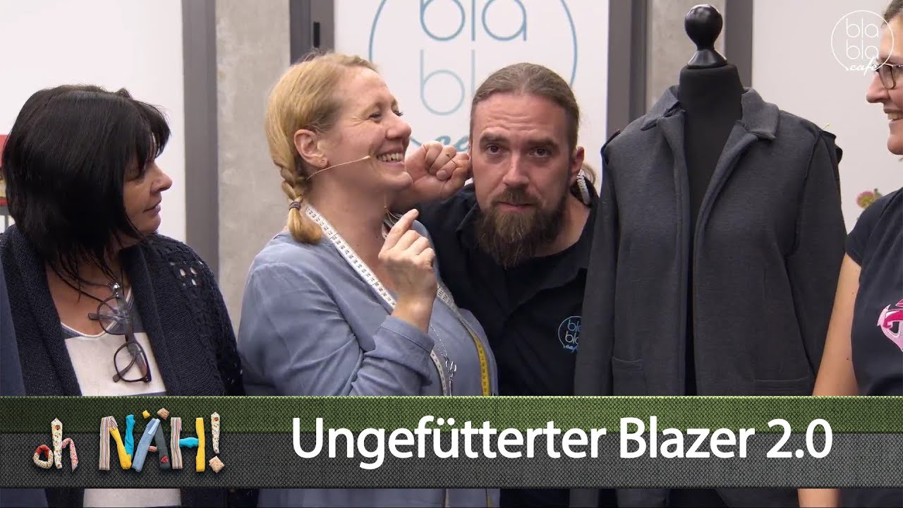 oh NÄH! – Ungefütterter Blazer 2.0 (Aufz. v. 19.10.2018)