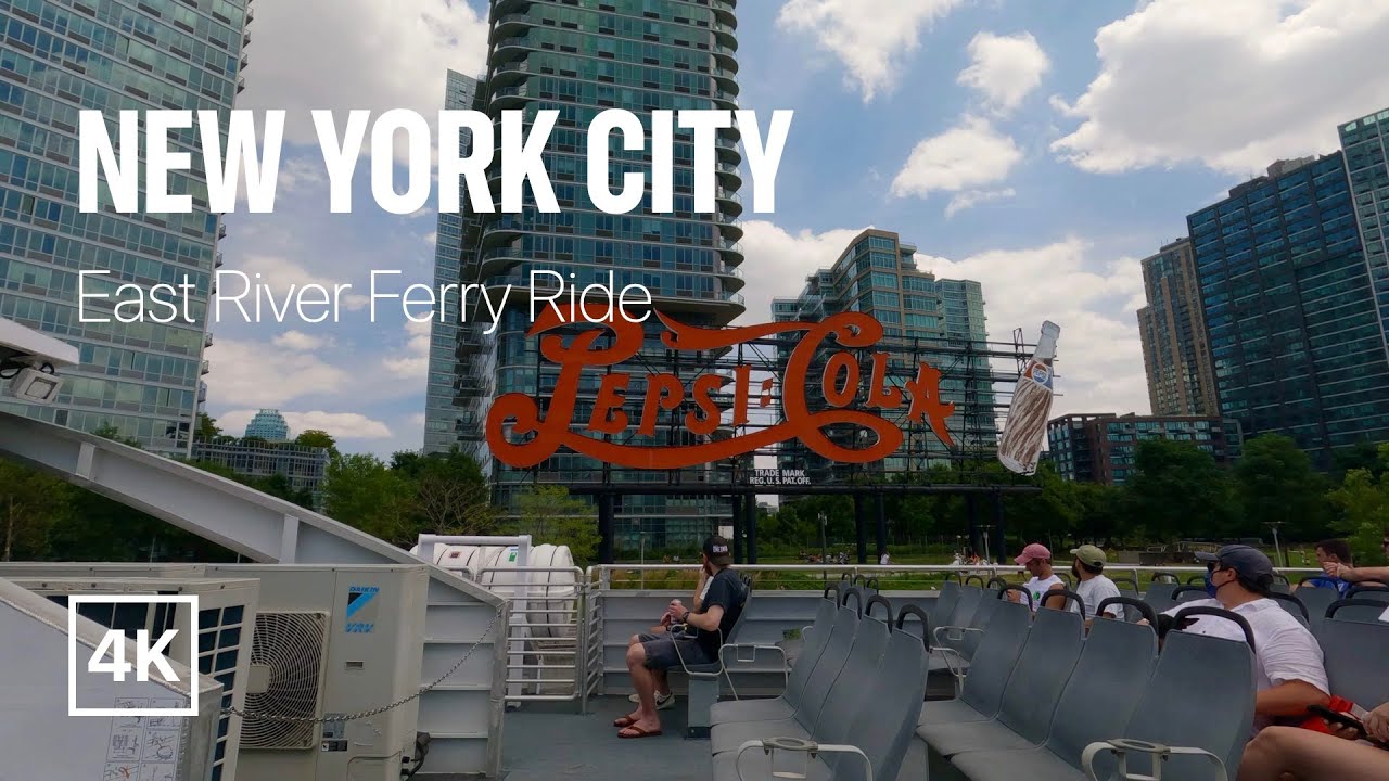 [4K] New York City 🗽 East River Series - Ep. 3 - The Ferry [Jul. 2022]