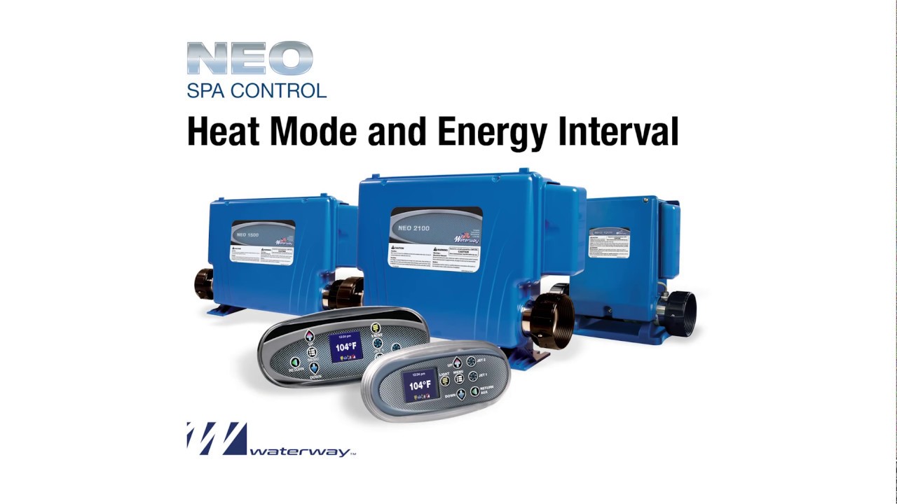 NEO Spa Control Heat Mode and Energy Interval