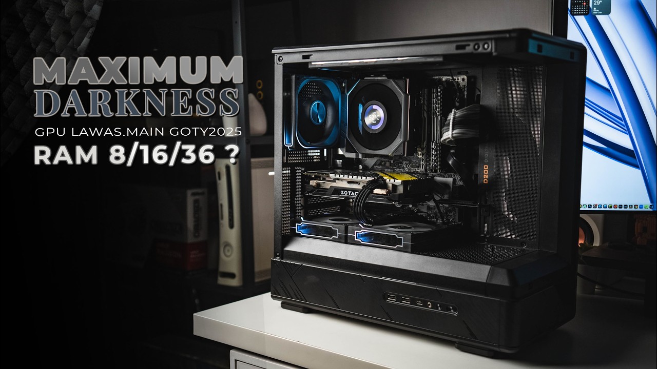 Rakitan part lawas + baru 7jt dengan RAM Jumbo 32GB (vs 16GB vs 8GB ) Feat. Jonsbo D200