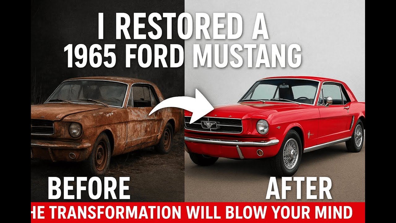 Реставрация Ford Mustang 1965 года — от ржавого ведра до салонного красавца