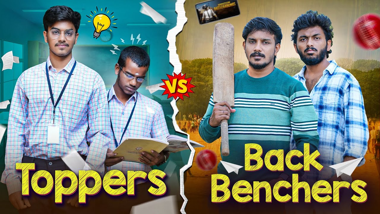 🤩 Toppers Vs Back Benchers 🫣🥰 || Sourik Samanta || Telugu comedy #shorts #trending #viral