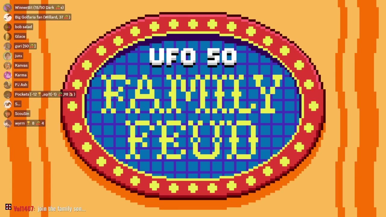 UFO 50 Family Feud – Episode 2: Team Garlic Gang vs Team Onion Oligarchy