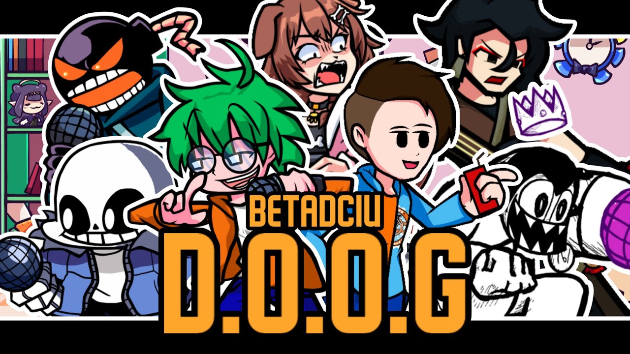 D.O.O.G, но все поют это | FNF Holofunk (BETADCIU Collab с @FoxyDimonGo_Studios)